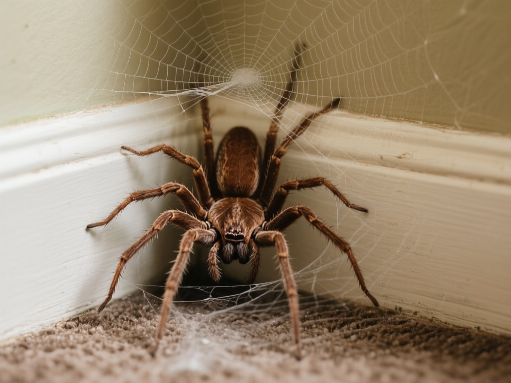 Spider in home